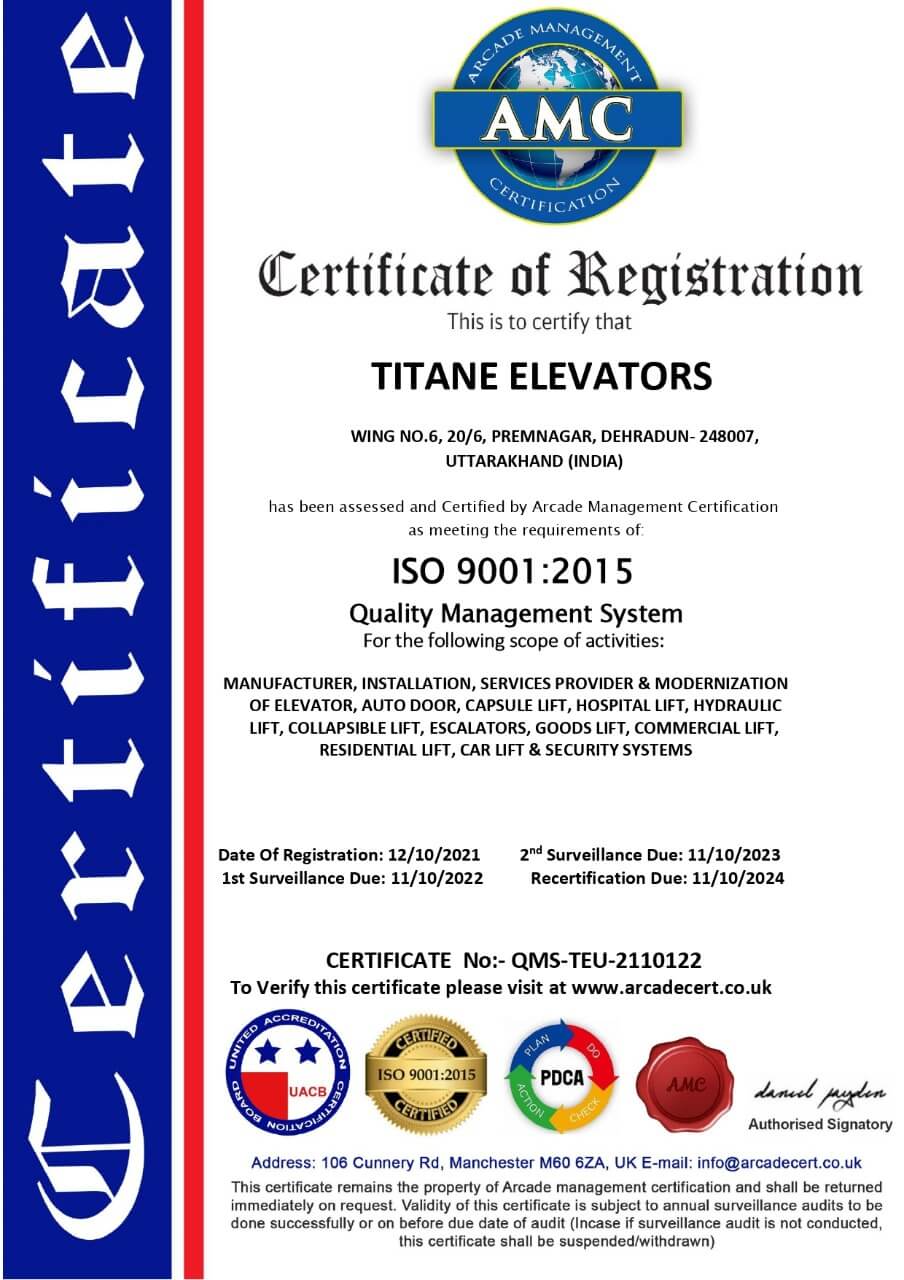 ISO Certificate